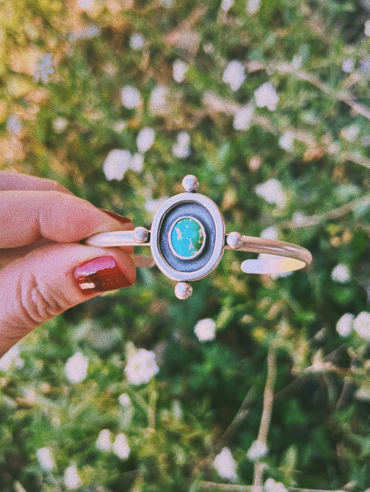 Turquoise Compass Cuff
