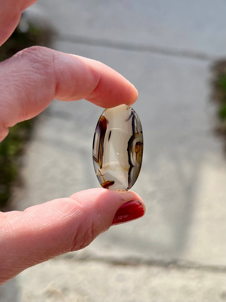 Montana Agate Rope Ring - A