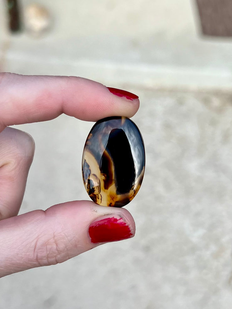 Montana Agate Rope Ring - K