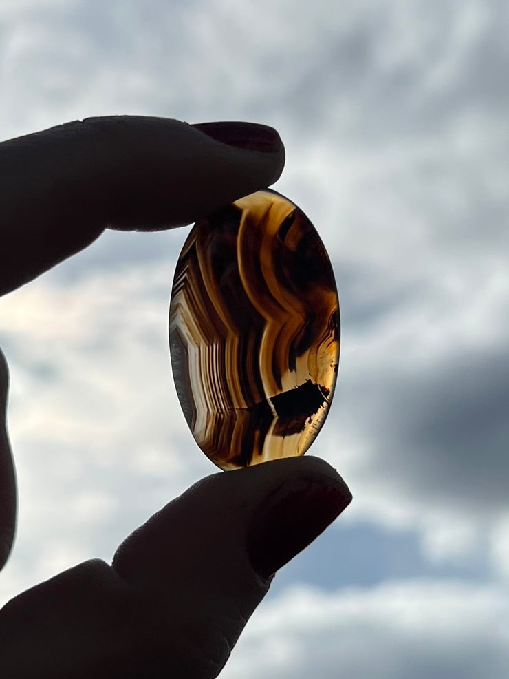 Montana Agate Rope Ring - M