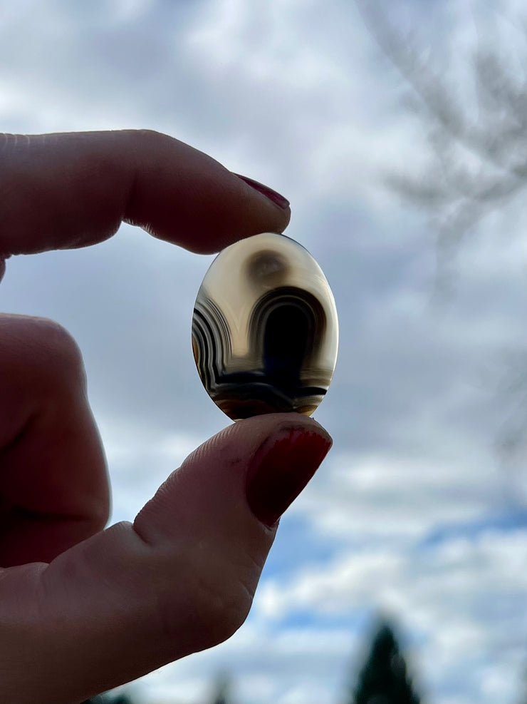 Montana Agate Rope Ring - O