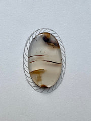 Montana Agate Rope Ring - B