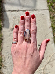 Montana Agate Rope Ring - A