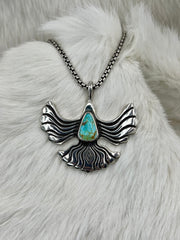 Free Bird Necklace with Turquoise #1