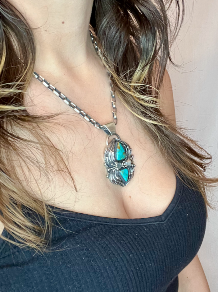 Turquoise Mountain Spring Necklace