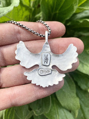 Free Bird Necklace in Silver - MTO