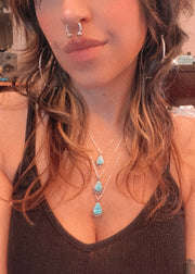 Turquoise Drop Necklace #1