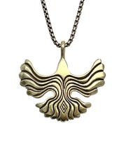 Free Bird Necklace in Bronze - MTO